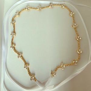 Never used gold crystal wedding belt
